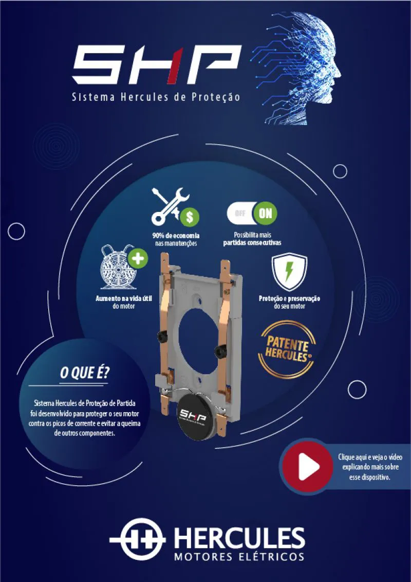 Hercules Motores Elétricos desenvolve Sistema de Proteção de Partida para motores monofásicos